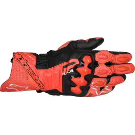 Guanti Moto Pelle Alpinestars GP PLUS R V3 Bright Red Red Fluo Black
