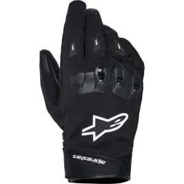 Alpinestars SP X Z WP Guanti Moto Impermeabili Pelle Tessuto Corti Con Protezioni