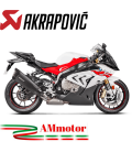 Akrapovic Bmw S 1000 RR 17 2018 Terminale Di Scarico Slip-On Line Titanio Black Moto Omologato
