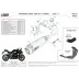 Mivv Kawasaki Ninja 1000 SX / Tourer Terminale Di Scarico Moto Marmitta Delta Race Inox Nero