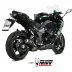 Mivv Kawasaki Ninja 1000 SX / Tourer Terminale Di Scarico Moto Marmitta MK3 Carbonio