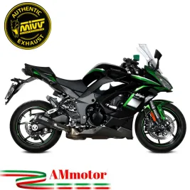 Mivv Kawasaki Ninja 1000 SX / Tourer Terminale Di Scarico Moto Marmitta MK3 Carbonio