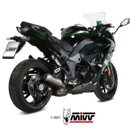 Mivv Kawasaki Ninja 1000 SX / Tourer Terminale Di Scarico Moto Marmitta MK3 Inox 2
