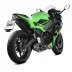 Scarico Mivv Kawasaki Ninja 650 24 - 2025 Moto Terminale Delta Race Nero Completo Di Collettori