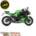 Scarico Mivv Kawasaki Ninja 650 24 - 2025 Moto Terminale Delta Race Nero Completo Di Collettori
