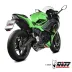 Scarico Mivv Kawasaki Ninja 650 24 - 2025 Moto Terminale Oval Titanio Carbon Cap Completo Di Collettori