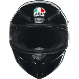 Casco Agv K1 S Solid Black Integrale Nero Lucido Moto 2