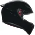 Casco Agv K1 S Solid Black Integrale Nero Lucido Moto