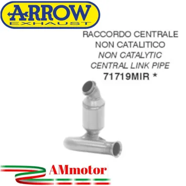 Raccordo Ktm 890 SMT 2024 - 2025 Arrow Moto Tubo Elimina Catalizzatore Non Catalitico