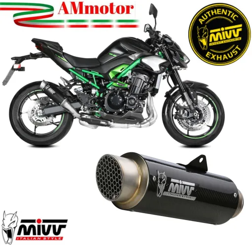 Mivv Kawasaki Z 900 2025 Terminale Di Scarico Marmitta Gp Pro Carbonio Moto Omologato
