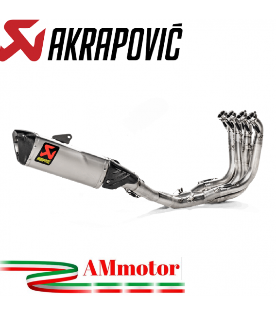 Akrapovic Bmw S 1000 RR 19 - 2022 Impianto Di Scarico Completo Racing Line Terminale Titanio Moto