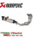 Akrapovic Bmw S 1000 RR 19 - 2022 Impianto Di Scarico Completo Evolution Line Terminale Collettori Full Titanio Moto