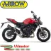 Arrow Honda Hornet 1000 / SP Terminale Di Scarico Moto Indy Race Evo Alluminio Nero