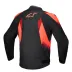 Giacca Da Moto Alpinestars T-SP 1 V2 Protezioni Cordura Nero Rosso Fluo