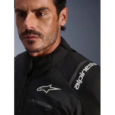 Giacca Alpinestars Andes V4 Drystar Black Impermeabile Da Moto Cordura Touring Invernale