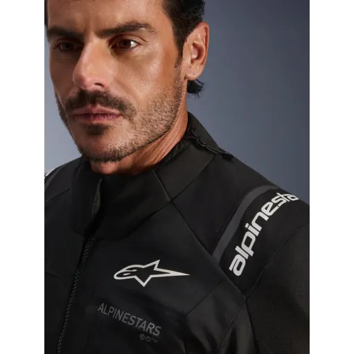 Giacca Alpinestars Andes V4 Drystar Black Impermeabile Da Moto Cordura Touring Invernale