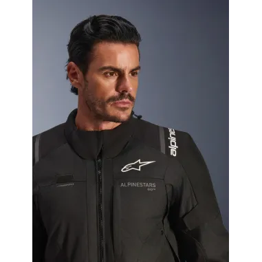 Giacca Alpinestars Andes V4 Drystar Black Impermeabile Da Moto Cordura Touring Invernale