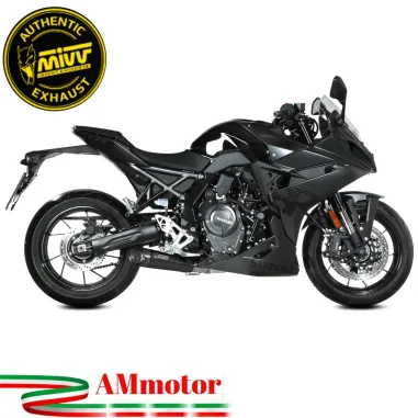 Scarico Completo Mivv Suzuki GSX-8R 2024 Scarico X-M5 Inox Nero Per Moto Racing