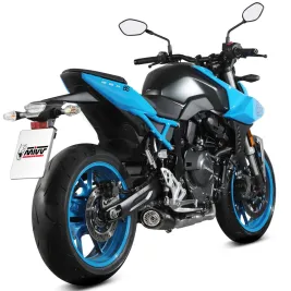 Scarico Completo Mivv Suzuki GSX-8S 22 - 2024 Scarico X-M5 Inox Nero Per Moto Racing 2