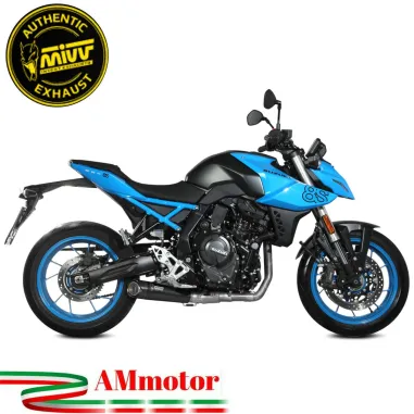 Scarico Completo Mivv Suzuki GSX-8S 22 - 2024 Scarico X-M5 Inox Nero Per Moto Racing