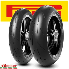 Pirelli Diablo 4 Corsa 120/70 + 190 /55 17 Coppia Pneumatici Moto