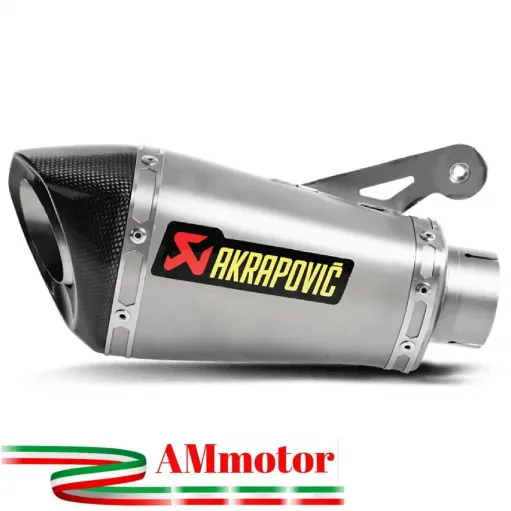 Akrapovic Bmw S 1000 R 10 2016 Terminale Di Scarico Slip-On Line Titanio Moto Omologato