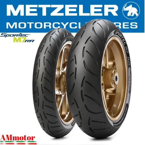 Sportec M7 RR 120/70 190/55 zr17 Metzeler Coppia Pneumatici Moto Gomme