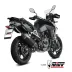 Mivv Suzuki V-Strom 800 SE Terminale Di Scarico Moto Marmitta Speed Edge Inox Nero Omologato