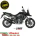 Mivv Suzuki V-Strom 800 SE Terminale Di Scarico Moto Marmitta Speed Edge Inox Nero Omologato