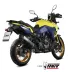 Mivv Suzuki V-Strom 800 DE Terminale Di Scarico Moto Marmitta Speed Edge Inox Nero Omologato