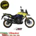 Mivv Suzuki V-Strom 800 DE Terminale Di Scarico Moto Marmitta Speed Edge Inox Nero Omologato
