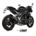 Mivv Triumph Speed Triple 1050 R / S / RS Terminale Di Scarico Moto Marmitta X-M5 Inox Nero