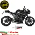 Mivv Triumph Speed Triple 1050 R / S / RS Terminale Di Scarico Moto Marmitta X-M5 Inox Nero