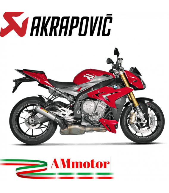 Akrapovic Bmw S 1000 R 14 2016 Terminale Di Scarico Slip-On Line Gp Titanio Moto Omologato
