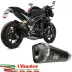 Mivv Triumph Speed Triple 1050 R / S / RS Terminale Di Scarico Moto Marmitta Delta Race Carbonio