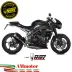 Mivv Triumph Speed Triple 1050 R / S / RS Terminale Di Scarico Moto Marmitta Delta Race Carbonio