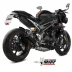 Mivv Triumph Speed Triple 1050 R / S / RS Terminale Di Scarico Moto Marmitta Delta Race Carbonio