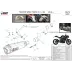 Mivv Triumph Speed Triple 1050 R / S / RS Terminale Di Scarico Moto Marmitta Delta Race Carbonio
