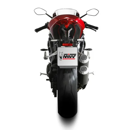 Mivv Triumph Speed Triple 1200 RR / RS Terminali Di Scarico Moto MK3 Carbonio