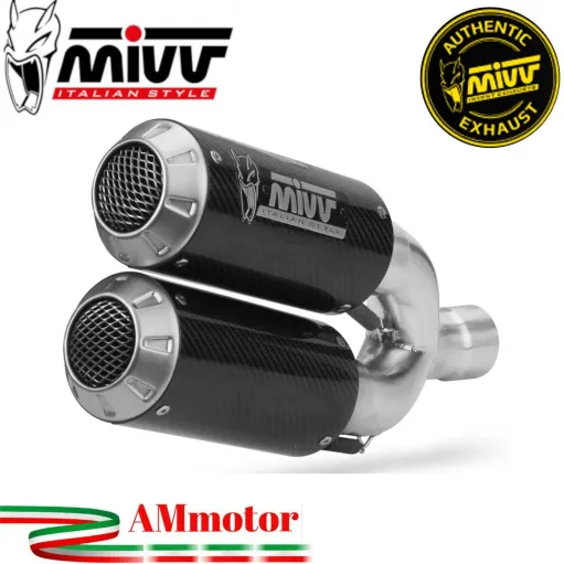 Mivv Triumph Speed Triple 1200 RR / RS Terminali Di Scarico Moto MK3 Carbonio