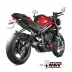 Scarico Completo Mivv Triumph Street Triple 765 R / RS 23 - 2024 Terminale Moto X-M5 Inox Nero