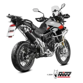 Mivv Triumph Tiger 900 24 - 2025 Terminale Di Scarico Moto Marmitta Dakar Inox Nero Omologato 2