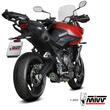 Scarico Completo Mivv Triumph Tiger Sport 660 22 - 2024 Terminale Moto X-M5 Inox Nero