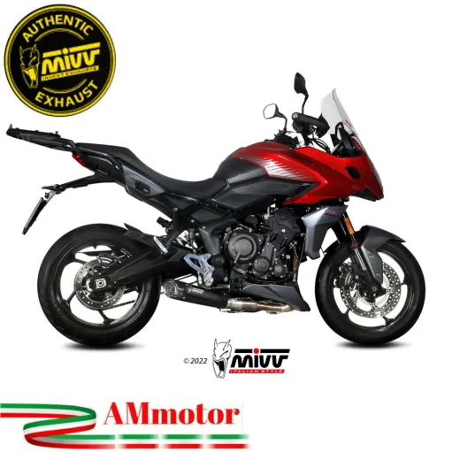 Scarico Completo Mivv Triumph Tiger Sport 660 22 - 2024 Terminale Moto X-M5 Inox Nero
