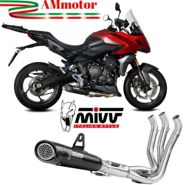 Scarico Completo Mivv Triumph Tiger Sport 660 22 - 2024 Terminale Moto X-M5 Inox Nero