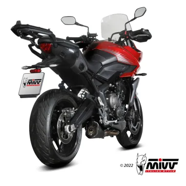 Scarico Completo Mivv Triumph Tiger Sport 660 22 - 2024 Terminale Moto Delta Race Inox Nero