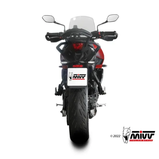 Scarico Completo Mivv Triumph Tiger Sport 660 22 - 2024 Terminale Moto Delta Race Inox Nero