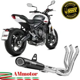 Scarico Completo Mivv Triumph Trident 660 21 - 2024 Terminale Moto X-M5 Inox Nero