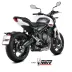 Scarico Completo Mivv Triumph Trident 660 21 - 2024 Terminale Moto Delta Race Inox Nero