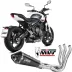 Scarico Completo Mivv Triumph Trident 660 21 - 2024 Terminale Moto Delta Race Inox Nero